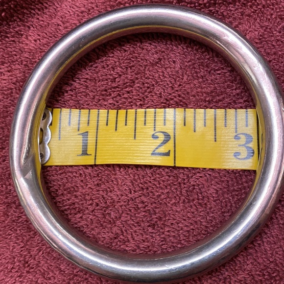 Sterling silver bangle bracelet - Picture 3 of 4